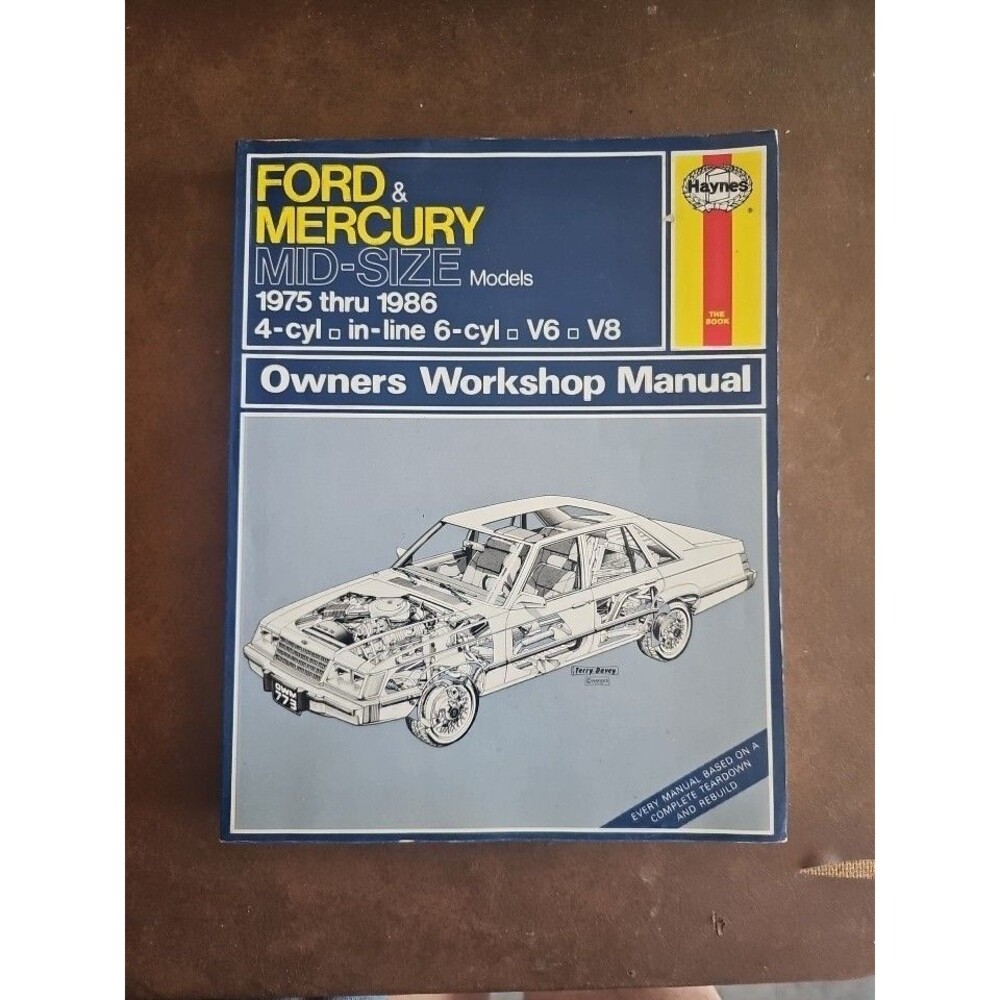 Haynes Repair Manual - Ford and Mercury Mid Size Models 1975-1986